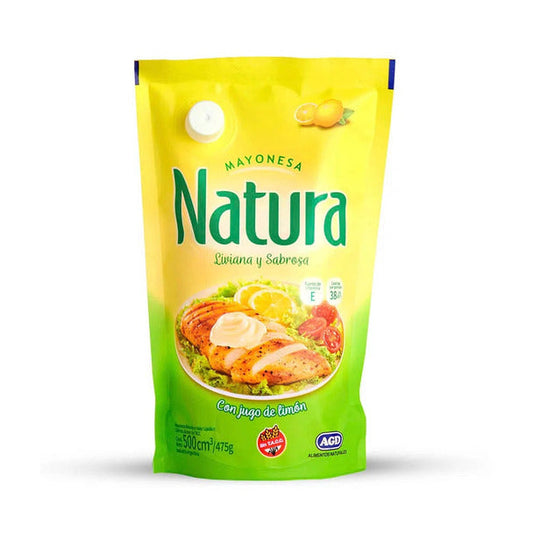 Pampa Direct Natura Mayonesa con Jugo de Limón Classic Mayonnaise in Pouch, 475 g / 4.4 lb
