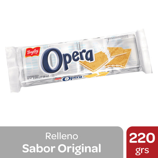 Pampa Direct Opera Thin Sweet Orange Flavored Cream Wafers 4-Pack, 220 g / 7.76 oz ea (1 unit)