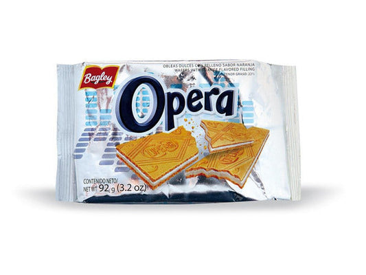 Pampa Direct Opera Thin Sweet Orange Flavored Cream Wafers, 92 g / 3.2 oz (pack of 6)