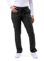 Adar Women's Slim Fit 6 Pocket Pant - Apple - Black - Coffee