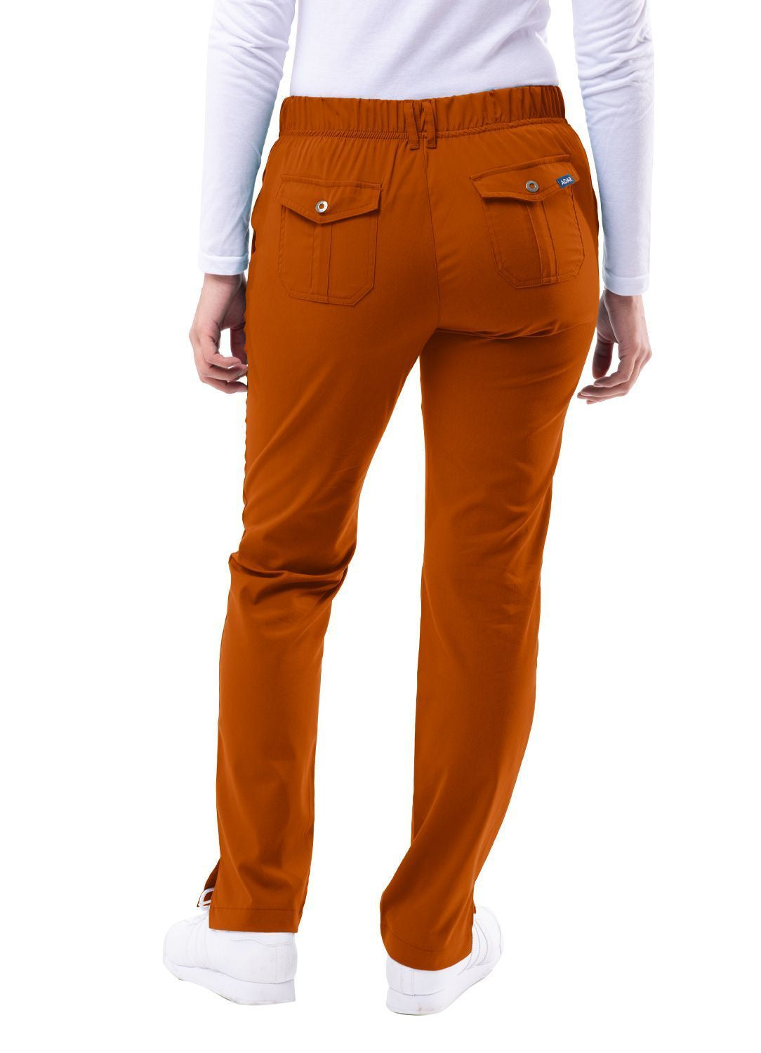 Adar Women's Slim Fit 6 Pocket Pant - Cinnamon - Rapture Rose - Spring Leaf