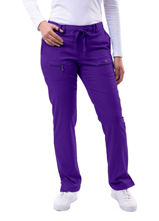 Adar Women's Slim Fit 6 Pocket Pant 3