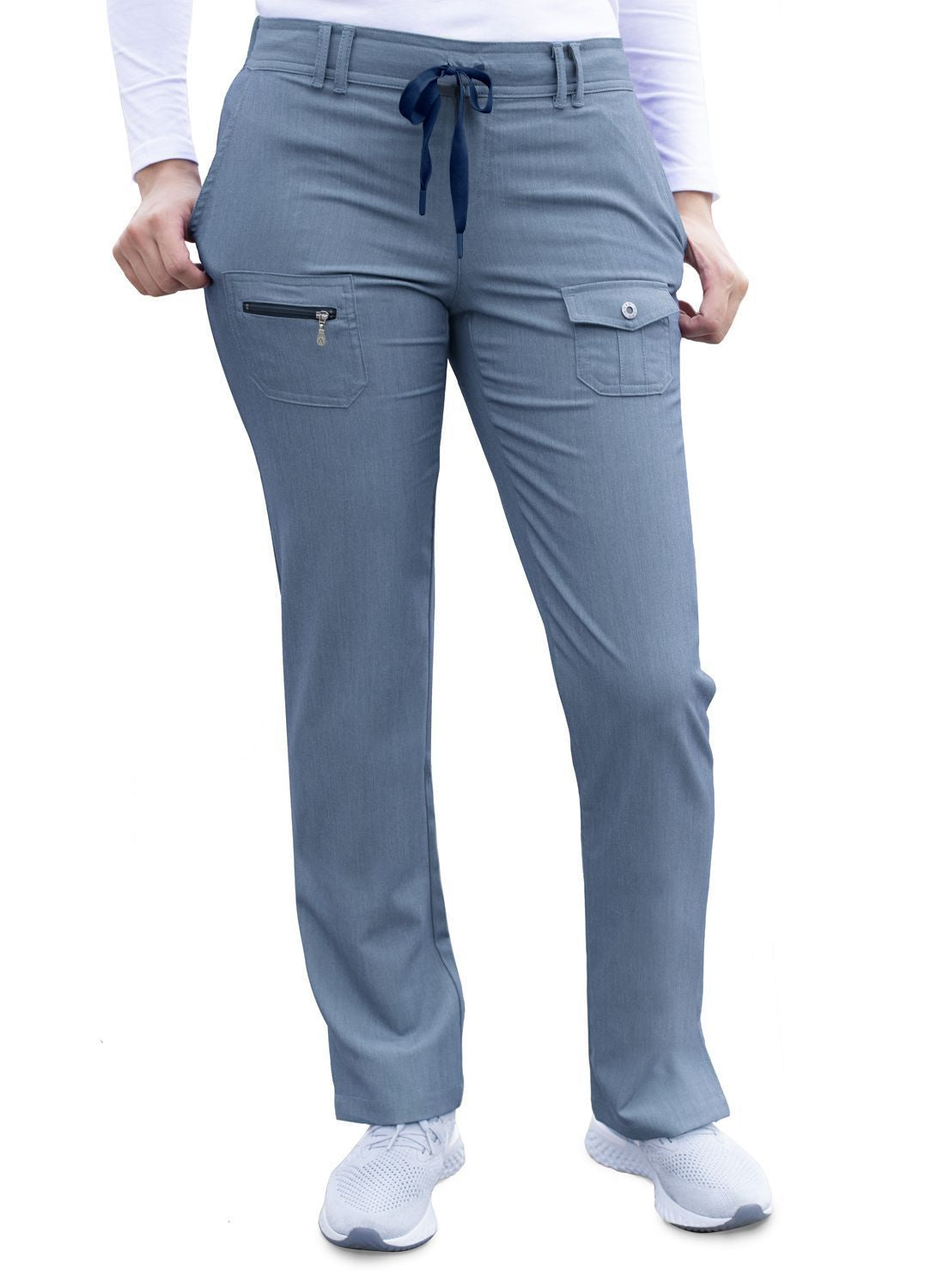 Adar Women's Slim Fit 6 Pocket Pant 3