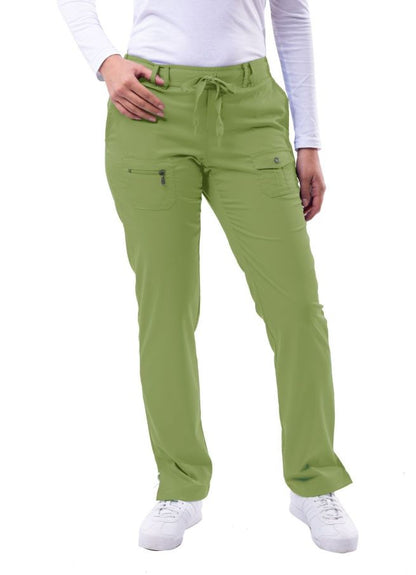 Adar Women's Slim Fit 6 Pocket Pant 2