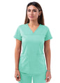 Adar Women’s Sweetheart V-neck Scrub Top 3