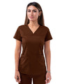 Adar Women’s Sweetheart V-neck Scrub Top 1