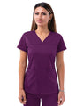 Adar Women’s Sweetheart V-neck Scrub Top 1
