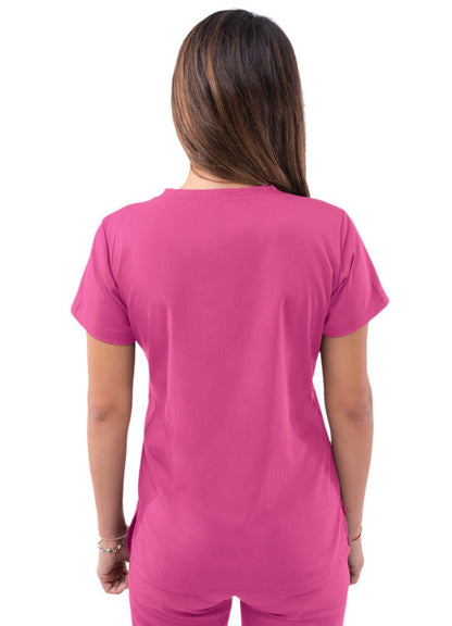 Adar Women’s Sweetheart V-neck Scrub Top 3