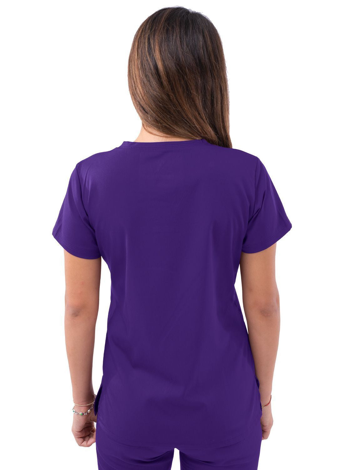 Adar Women’s Sweetheart V-neck Scrub Top 3