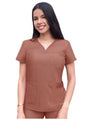Adar Women’s Sweetheart V-neck Scrub Top 2