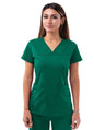 Adar Women’s Sweetheart V-neck Scrub Top 1