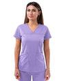Adar Women’s Sweetheart V-neck Scrub Top 3