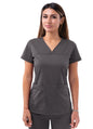 Adar Women’s Sweetheart V-neck Scrub Top 1