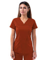 Adar Women’s Sweetheart V-neck Scrub Top 1