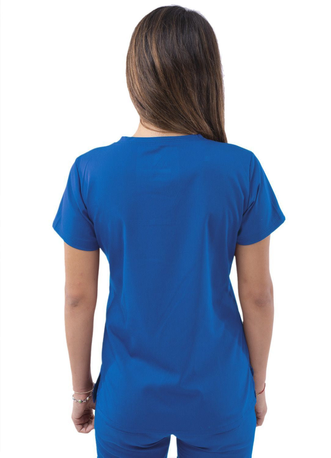 Adar Women’s Sweetheart V-neck Scrub Top 1