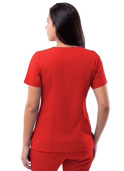 Adar Womens Elevated V-neck Scrub Top 1
