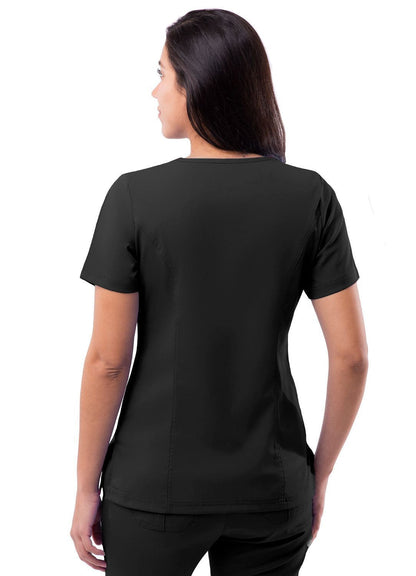 Adar Womens Elevated V-neck Scrub Top 1