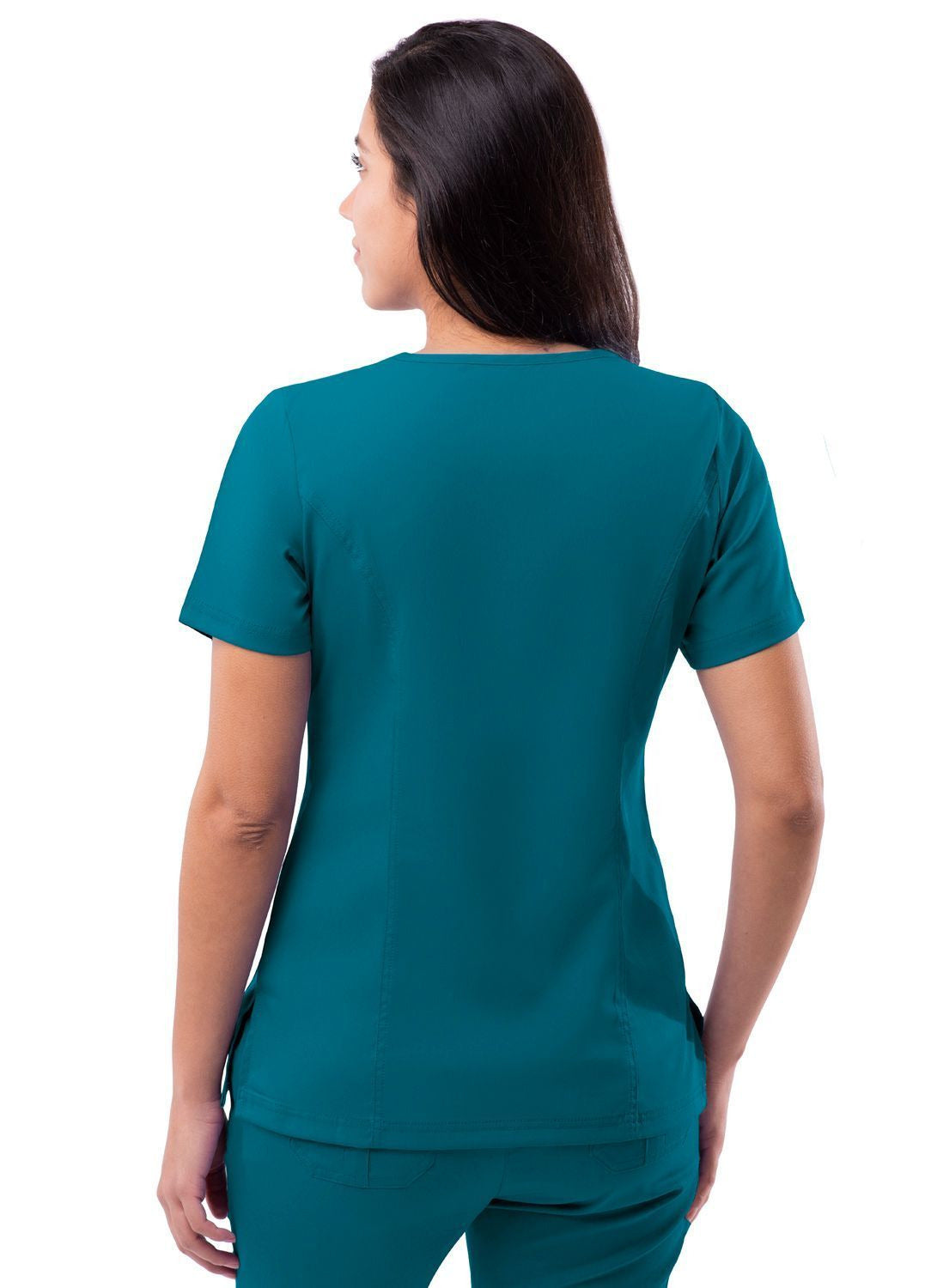 Adar Womens Elevated V-neck Scrub Top 1