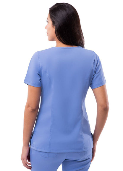Adar Womens Elevated V-neck Scrub Top 1