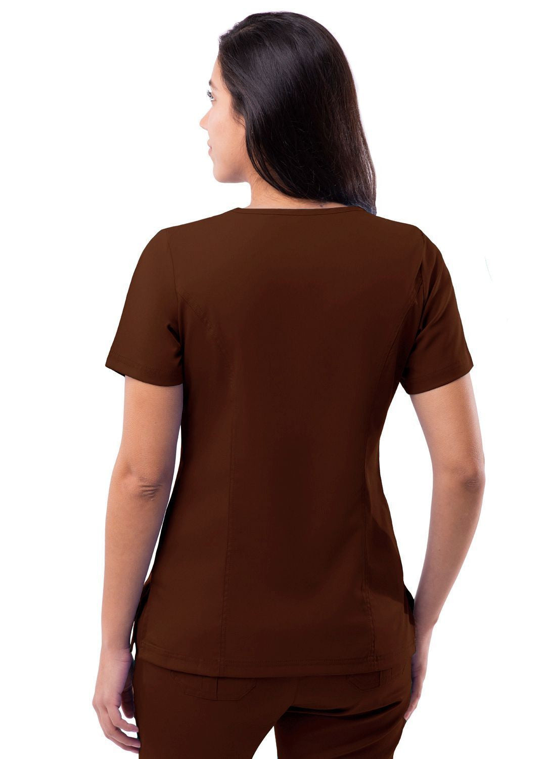 Adar Womens Elevated V-neck Scrub Top 1