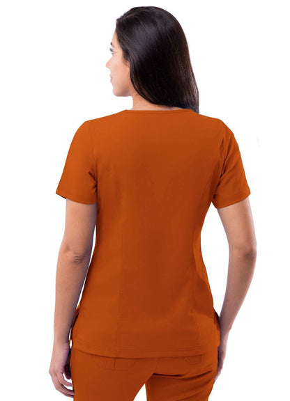 Adar Womens Elevated V-neck Scrub Top 1