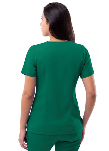 Adar Womens Elevated V-neck Scrub Top 1