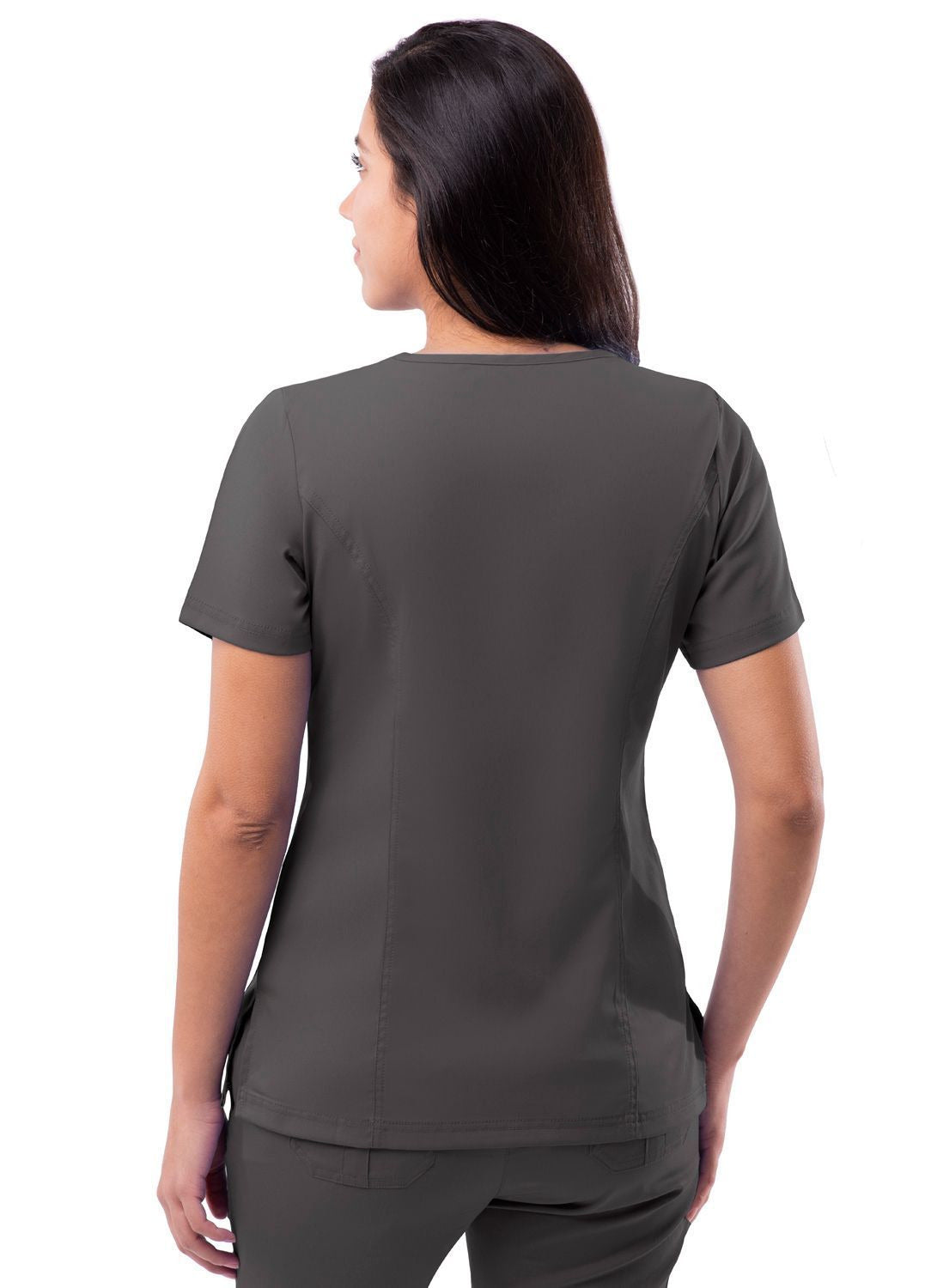 Adar Womens Elevated V-neck Scrub Top 1