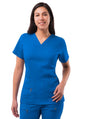 Adar Womens Elevated V-neck Scrub Top 2