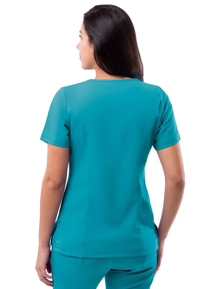 Adar Womens Elevated V-neck Scrub Top 2