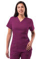 Adar Womens Elevated V-neck Scrub Top 2