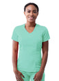 Adar Women's Modern V-Neck Scrub Top 3