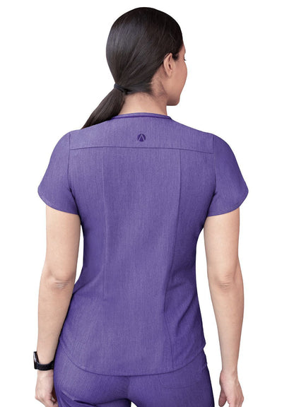 Adar Women's Modern V-Neck Scrub Top 3