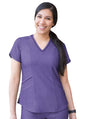 Adar Women's Modern V-Neck Scrub Top 3
