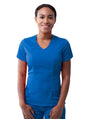 Adar Women's Modern V-Neck Scrub Top 2