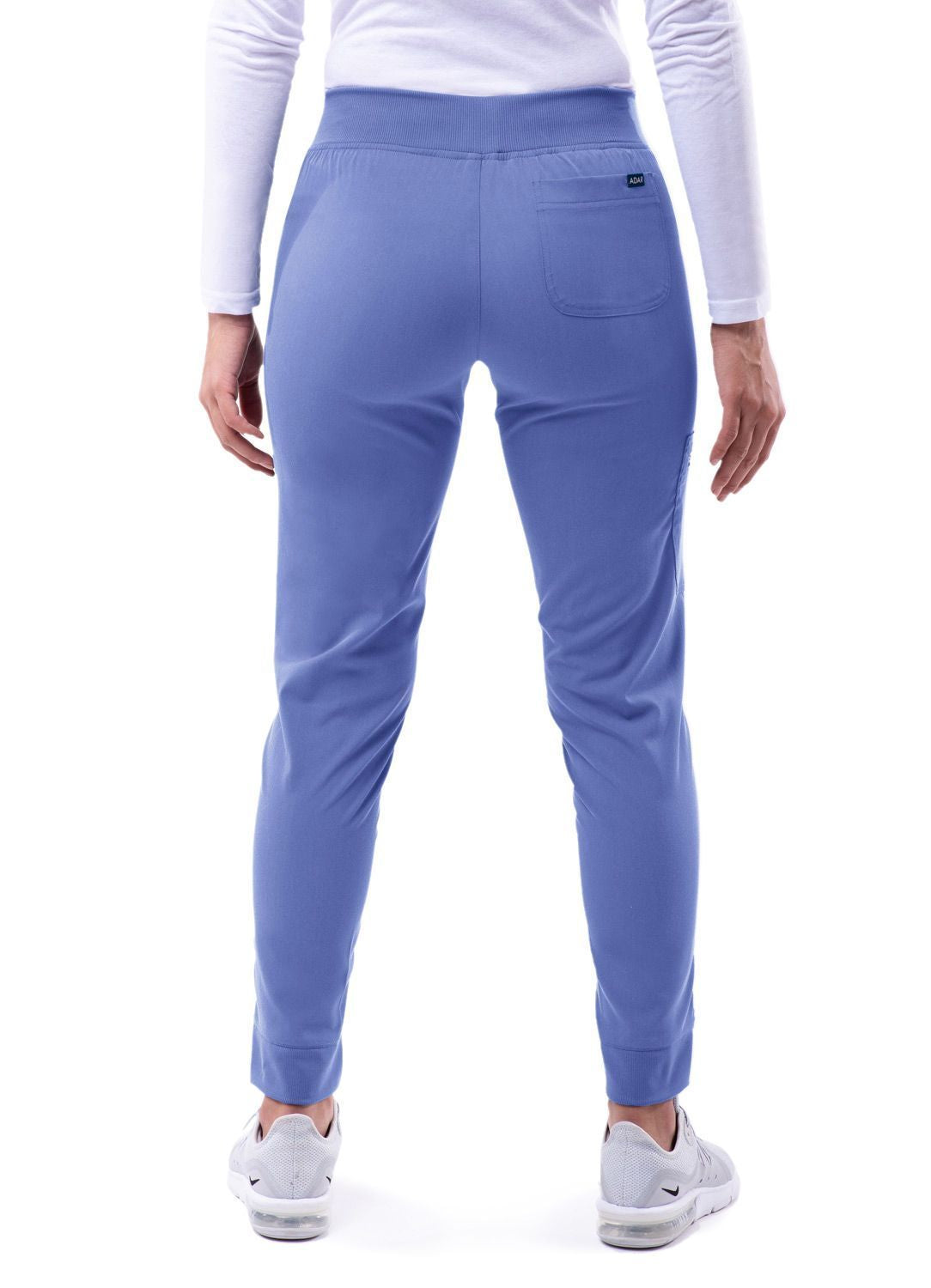 Adar Women's Ultimate Yoga Jogger Pant - Ceil Blue - Cinnamon - Coffee