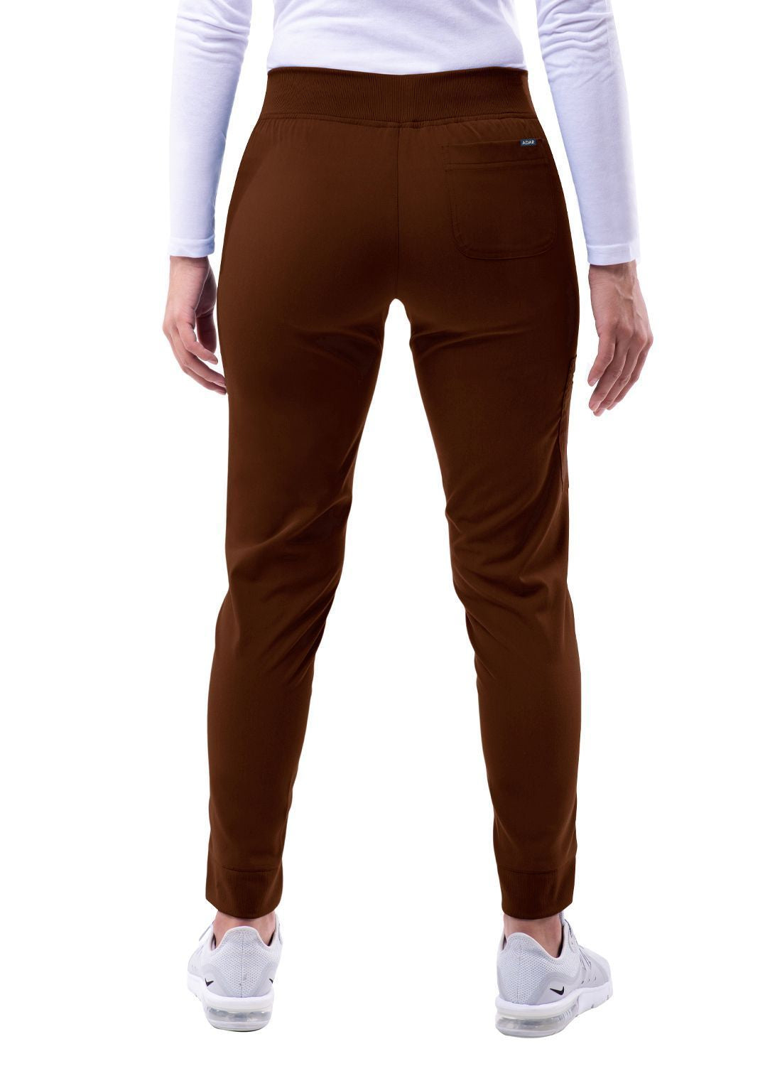 Adar Women's Ultimate Yoga Jogger Pant - Ceil Blue - Cinnamon - Coffee