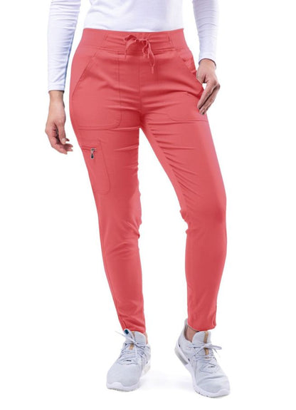 Adar Women's Ultimate Yoga Jogger Pant - Oliver - Pewter - Rapture Rose
