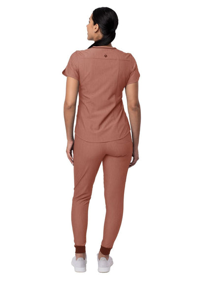 Adar Women's Modern Athletic Jogger Scrub Set 2