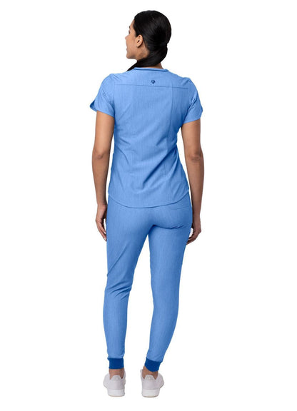Adar Women's Modern Athletic Jogger Scrub Set 2