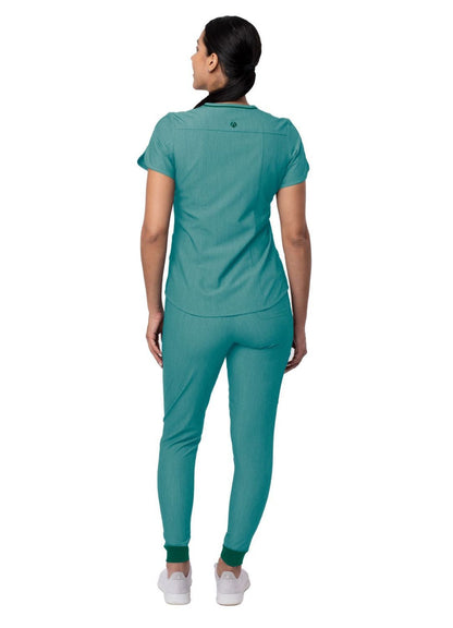 Adar Women's Modern Athletic Jogger Scrub Set 2