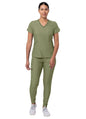 Adar Women's Modern Athletic Jogger Scrub Set 3