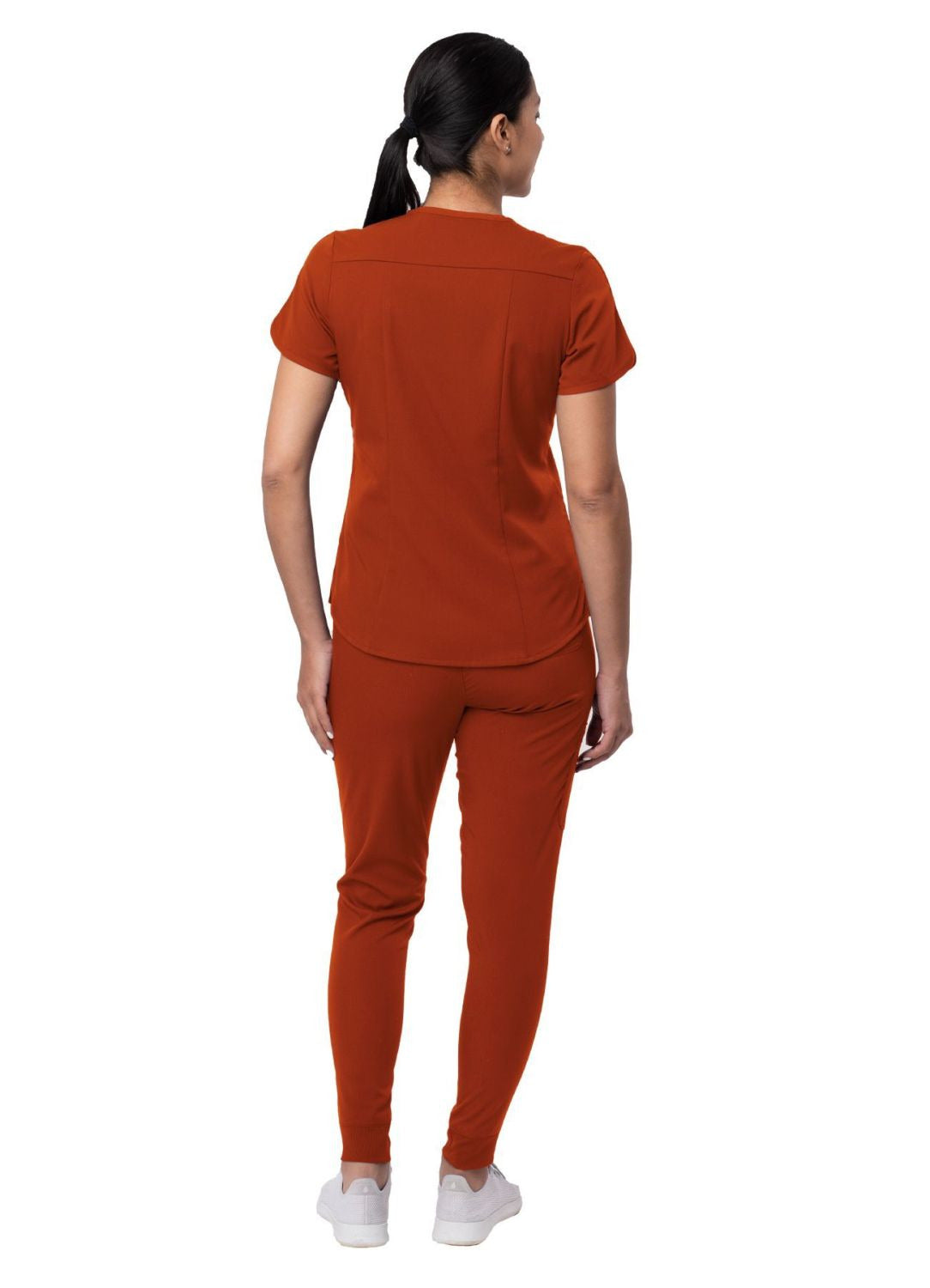 Adar Women's Modern Athletic Jogger Scrub Set 2
