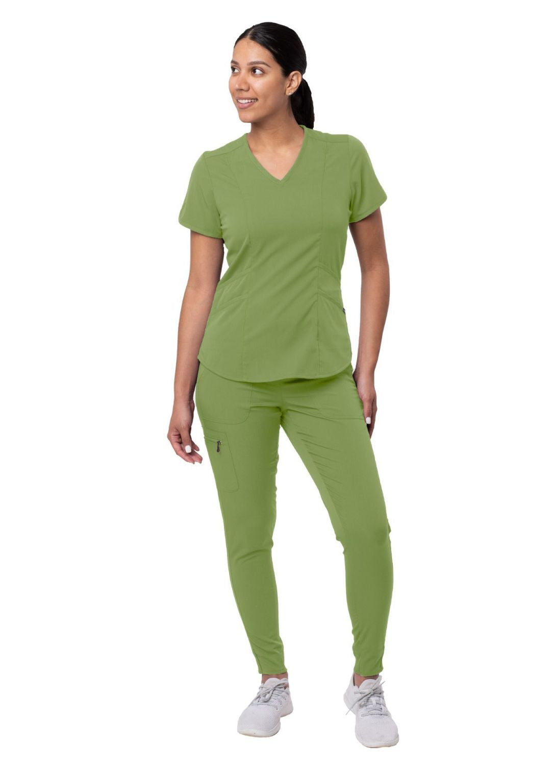 Adar Women's Modern Athletic Jogger Scrub Set 2