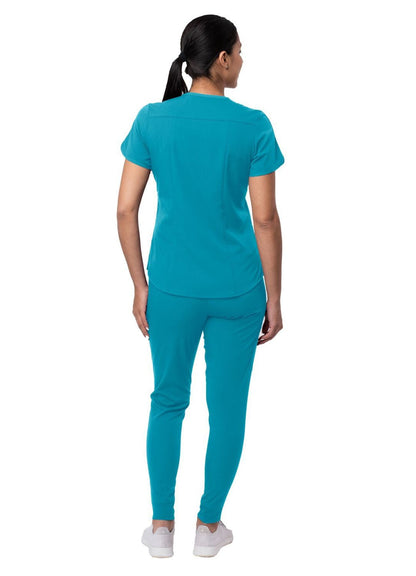 Adar Women's Modern Athletic Jogger Scrub Set 2