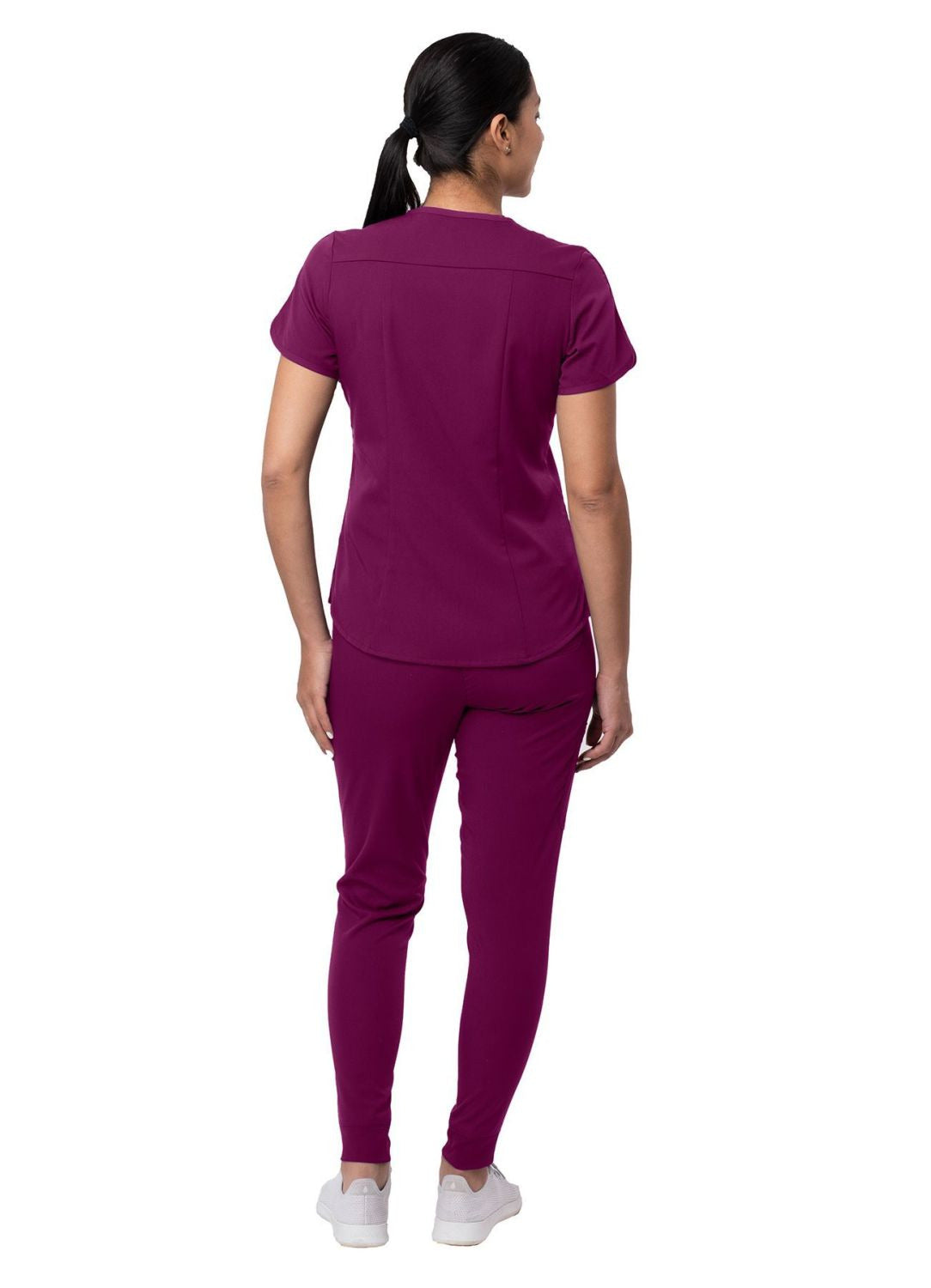 Adar Women's Modern Athletic Jogger Scrub Set 2