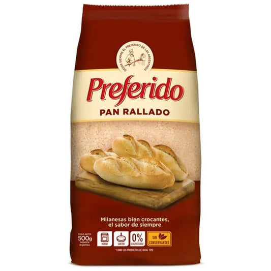 Pampa Direct Pan Rallado Preferido for Milanesas & Rebozados, 500 g / 1.1 lb bag