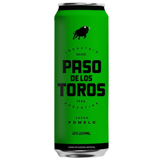 Pampa Direct Paso de Los Toros Pomelo Canned Grapefruit Soda, 269 ml / 9.1 fl oz (sixpack)