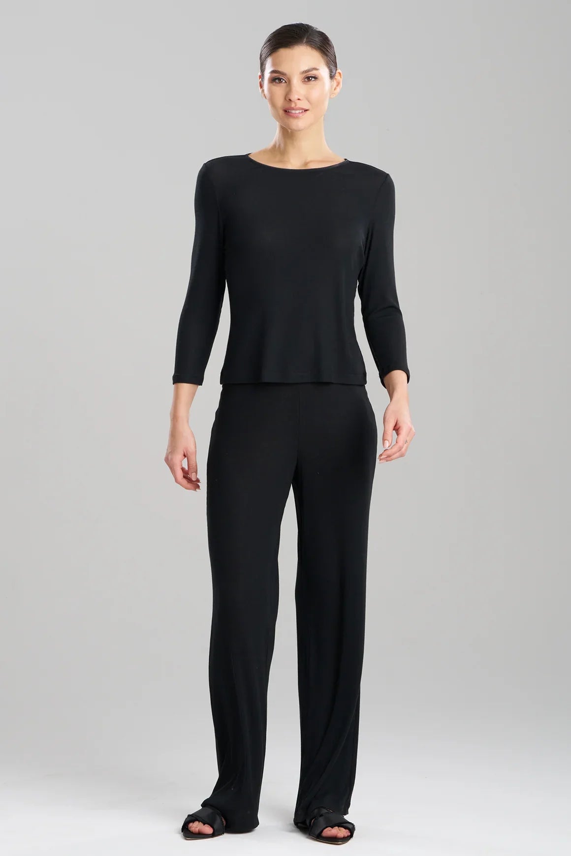 NATORI Rib Essentials Long Sleeve PJ