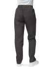 Adar Women's Comfort Elastic Drawstring Cargo Pants - Charcoal - Ceil Blue - White