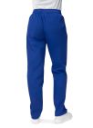 Adar Women's Comfort Elastic Drawstring Cargo Pants - Royal Blue - Sherbet - Teal Blue